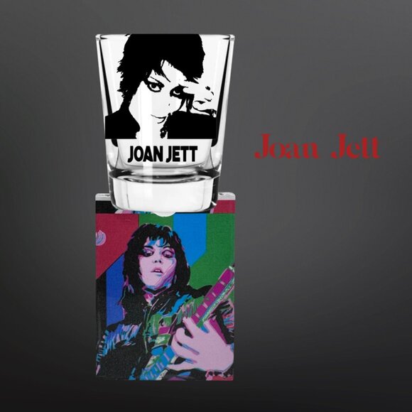 JOAN JETT SHOT GLASSES/GIFT BOXES! - Picture 6 of 7